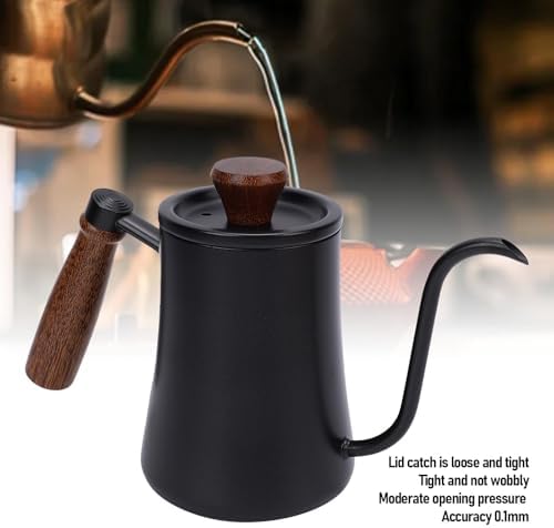 Dpofirs Pour Over Coffee Kettle 500ml 304 Stainless Steel Gooseneck Spout - Image 2