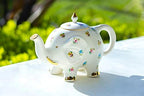 Grace Teaware Floral Elephant Fine Porcelain Tea Set 11 piece Set - Image 3