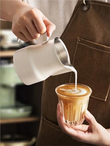 Stainless Steel Milk Pitcher 350-700ml Barista Tool - Image 3