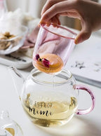 IwaiLoft CAT Glass Teapot, Stovetop Safe Tea Kettle, Blooming and Loose Leaf Tea Maker iw-gtcat-600(Cat) - Image 5