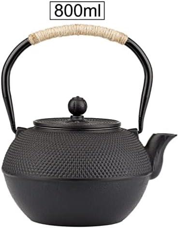 Iron Cast Teapot Tea Maker Tea Set with Stainless Steel Infuser Cast Iron Teapot Tea Kettle Tea Infuser Pot Household Indoor - Image 2