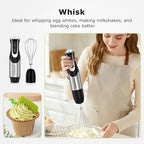 Bonsenkitchen Immersion Blender with Food Processor,12 Speeds & Turbo Mode - Image 6