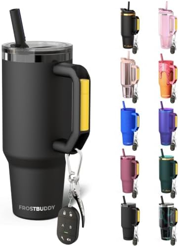 Frost Buddy Thicc Buddy 40oz Tumbler - Spill-Proof Flip Lid (Black) by FrostBuddy