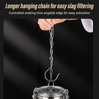 Spice Seasoning Strainer, Stainless Steel Seasoning Bag Tea Infuser Multipurpose Spice Filter Seasoning Strainer for Gravy Soup Taste Spice (0.7L) - Image 6