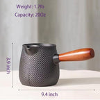 Cast Iron Teapot Stovetop Tea Pourer Milk Pot Milk Steamer 20 Ounce - Image 6