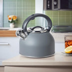 OGGI Tea Kettle for Stove Top - 64oz / 1.9lt, Stainless Steel with Loud Whistle, Ideal Hot Water Kettle and Water Boiler - Gray - Image 5