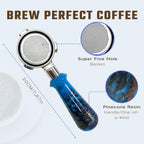 54mm Bottomless Portafilter for Breville, 3-Ear with 18g Basket - Image 4