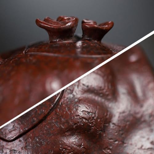 Tea Kettle Suitable For Single Use Handmade Ganoderma Lucidum Purple Clay Teapot 110ml Small Teapot Ceramic Tea Infuser - Image 7