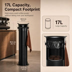 Large Espresso Knock Box for Coffee Grounds with 25 Garbage Bags and Towel - Image 4