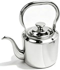 Gooseneck Stovetop Kettle 2L - 304 Stainless Steel Teapot with Removable Infuser and Top Handle for Gas Induction and Electric Stoves (1.5L) by Unknown