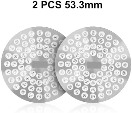Espresso Puck Screen, Stainless Steel Coffee Puck Screen-Ultra-thin, Resusable Ground Filter(2PCS 53.3MM) - Image 2