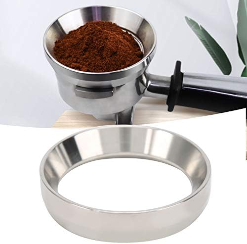 Magnetic Dosing Funnel with Coffee Powder Dosing Ring for Espresso Machine, Precision Ground Coffee Distributor for Baristas and Home Brewers - Image 2