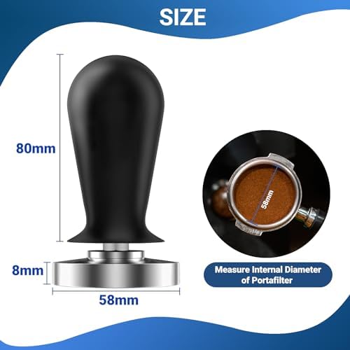 58mm Espresso Tamper and Distributor,Dual Head Coffee Leveler Compatible Portafilter - Image 2