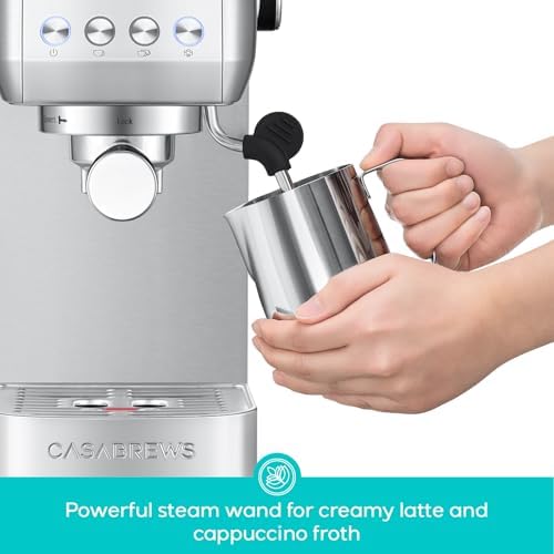 CASABREWS 3700 Essential Espresso Machine with Tornado Basic Coffee Grinder - Image 5