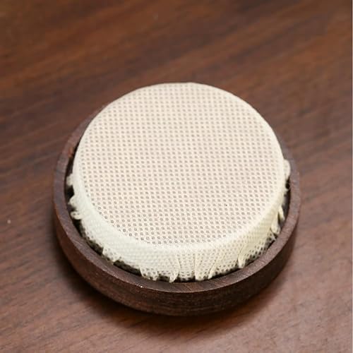 Tea Canister, Tea Caddy Portable Travel Tea Caddy Moisture-Proof Coffee Bean Tin with Wooden Lid Food Storage Jar for Coffee/Sugar/Loose Tea Leaf(F) - Image 3