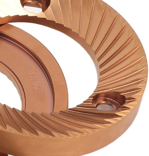2PCS Coffee Grinding 64mm Flat Burrs, TitaniumPlated Multi Purpose Coffee Grinder Flat Burrs for DF64 DF64P DF64E DF64V for E5P E6P E37J - Image 4