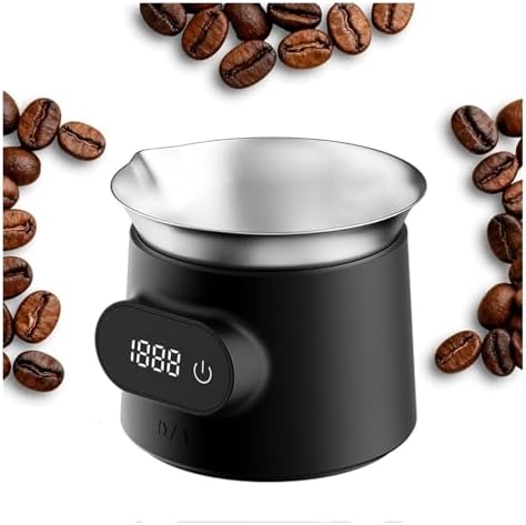 Digital Espresso Scale, High Precision, Touch Buttons, 0.1G Accuracy, 2-500G Range, 100mL Capacity, 60S Auto Off, Perfect for Kitchen Dosing and Brewing by Unknown