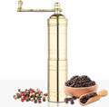 Manual Coffee Grinder, Zamak Conical Burr, Refillable Mill with Adjustable Coarseness, Handmade Turkish Mill with Handle,Hand Crank by Glios