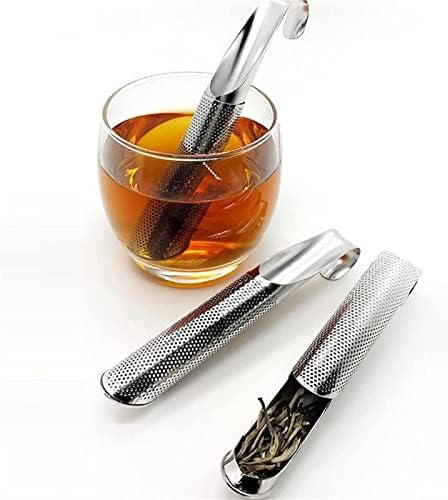 Tea Filters Pipe Tea Infuser Pipe Tea Strainer with Hanging Hook Handle Tea Infuser Long-Handle Extra Fine Mesh Tea Filter for Loose Leaf - Image 5