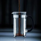Bodum 34oz Chambord French Press Coffee Maker with BPA-Free Tritan Plastic Carafe, Brushed - Image 3