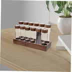 ULTECHNOVO Glass Coffee Bean Canister with Wooden Holder and Airtight Lid - Image 6