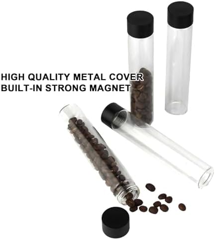 Single Dose Coffee Bean Storage, Coffee Storage Containers, Capacity 45g, with 4 Pcs Glass Tubes, for Home Kitchen and Coffee Shop Use - Image 4