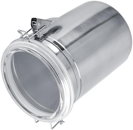 Cocoarm Stainless Steel Coffee Canister, Container Vacuum Sealed Storage Jar with Airtight Clamp Lid for Sugar Tea Bean (Extra Large 57L 13.1 X 14.4 X 18.5in) - Image 5