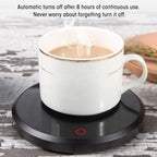Coffee Mug Warmer, 15W Electric Cup Warmer with 8 Hour Auto Shut Off for Coffee Tea Milk, Desktop Beverage Warmer for Home Office Desk Use (US Plug) - Image 2
