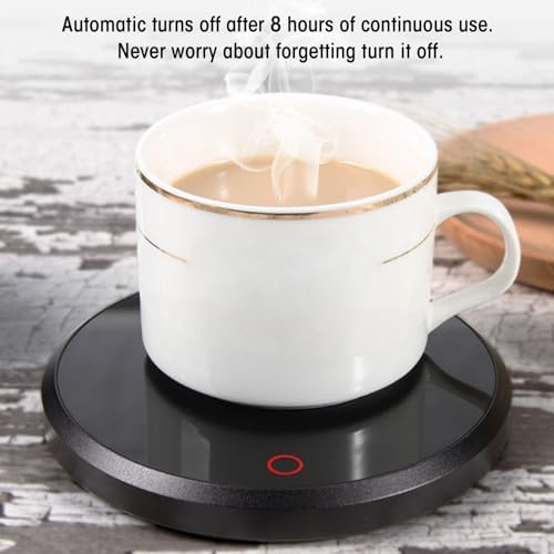 Coffee Mug Warmer, 15W Electric Cup Warmer with 8 Hour Auto Shut Off for Coffee Tea Milk, Desktop Beverage Warmer for Home Office Desk Use (US Plug) - Image 2