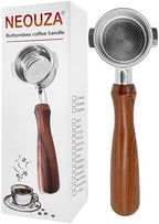NEOUZA 51mm Bottomless Portafilter 2 Ears for Delonghi Stilosa by NEOUZA