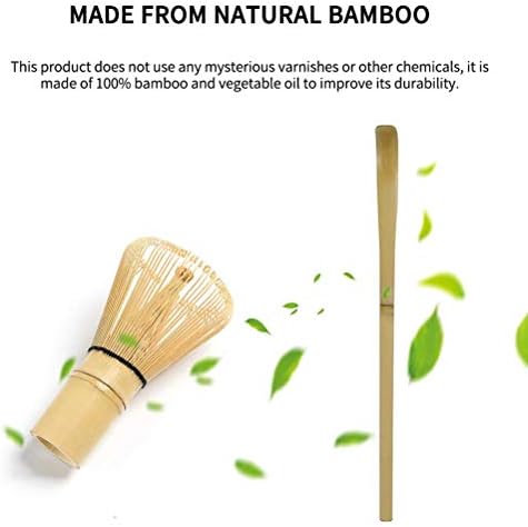 Matcha Tea Whisk Set, Traditional Tools (Purple suit) - Image 5
