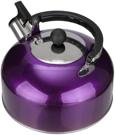 Amosfun 2L Stainless Steel Whistling Tea Kettle with Ergonomic Handle for Gas and Electric Stovetops Large Capacity Boiling Kettle for Household Tea and Hot Water - Image 6