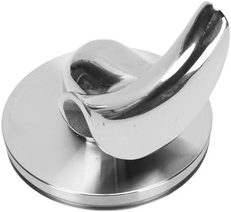 54mm Portafilter Spout Bottomless To Spouted Coffee Machine Portafilter Spout 304 Stainless Steel with O Rings (Double Spout) by shenruifa