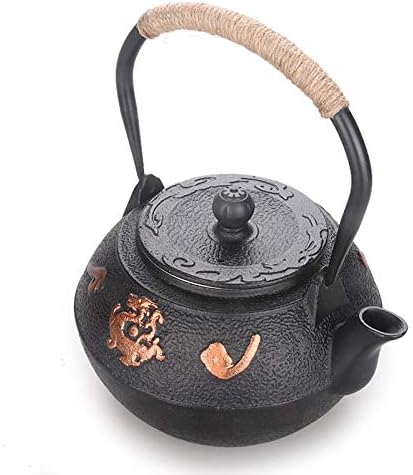 Cast Iron Tea Pot Set Japanese teapot tetsubin Kettle Drink kung fu Tools Stainless Steel - Image 6