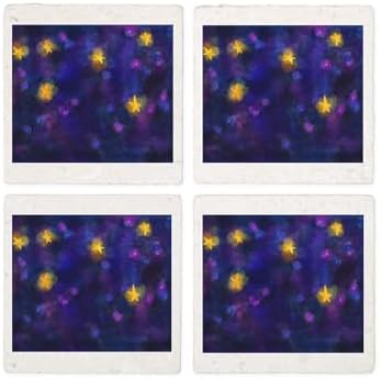 CafePress Stary Stary Sky Tumbled Stone - Set of 4 Coasters Set of 4 by CafePress