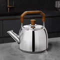 316 Stainless Steel Whistling Water Kettle for Stove Top, Large Capacity Tea Kettle with Handle, Hot Water Fast to Boil Tea Pot, Classic Kitchen Stovetop Kettle(6L/6.3 Quarts, Glossy) by Unknown