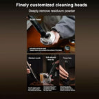 Diydeg Handheld Cordless Coffee Grinder Vacuum Cleaner, 40W, Black - Image 3