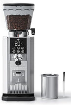 AMZCHEF Electric Coffee Grinder with Large Bean Hopper, 45 Adjustable Grind Settings, Conical Burr Mill, Digital Timer, Anti-Static Design for Home and Office Coffee Stations by AMZCHEF