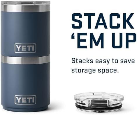 YETI Rambler 10 oz Ceramic Lined Lowball 2.0, Vacuum Insulated with MagSlider Lid, Navy - Image 5