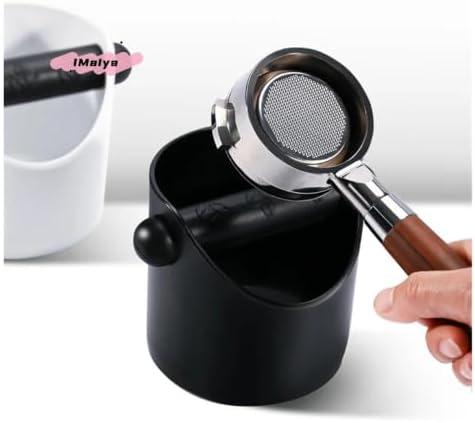 Espresso Coffee Knock Box, Anti Slip Dump Bin with Knock Bar - Image 7