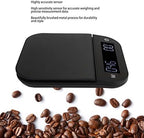Coffee Scale with Timer, Rechargeable 0.1g Precision, Digital Scale for Espresso & Pour Over Coffee, Black (3kg) - Image 4