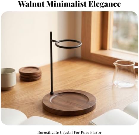 Solid Wood Pour over Coffee Maker Stand - Image 6