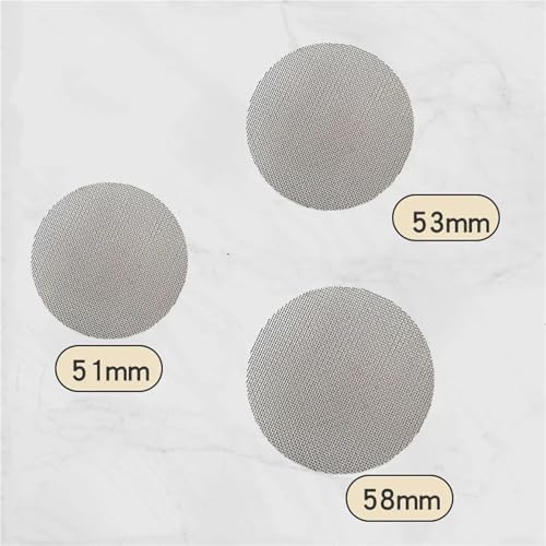 Reusable Coffee Filter Stainless Steel 51/53/58mm Espresso Puck Screen 150μm Mesh Plate Tool(5.1cm) - Image 4