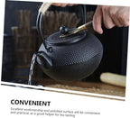Japanese Iron Teapot Retro Design for Home Use for Tea Great Heat Retention Lightweight Portable for Office and Outdoor Enjoyment - Image 3