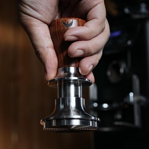 58.5mm Gaggia Classic Pro, E24, Evo Accessories by KNODOS Premium 58mm Bottomless Portafilter, Precision 58.5mm Calibrated Tamper & 58.5 mm Adjustable Coffee Distributor - Image 3