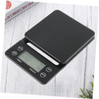 ABOOFAN 5kg Precision Digital Coffee Scale Kitchen Scale Timer Timing Function Alarm for Espresso Black - Image 7
