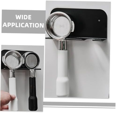 ABOOFAN 5pcs Coffee Portafilter Wall Rack Sturdy Holder Double-sided Tape for Easy Installation Coffee Storage for Home - Image 7