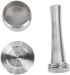 DAN&DRE Coffee Pod Filter, Safe Easy To Use Stainless Steel Easy To Reusable Coffee Pod for Machine (with Paper Filters Brush Spoon Press Hammer) - Image 7