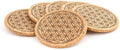 Berk - Inner Worlds Flower of Life Meditation Cork Coaster by Unknown