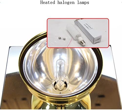 JITEM Cafetera Siphon Syphon Coffee Maker 3 Cup Halogen Lamp Heating Glass Siphon Vacuum Coffee Maker Manual Tabletop Siphon Pot 360ML for Coffee or Tea - Image 4